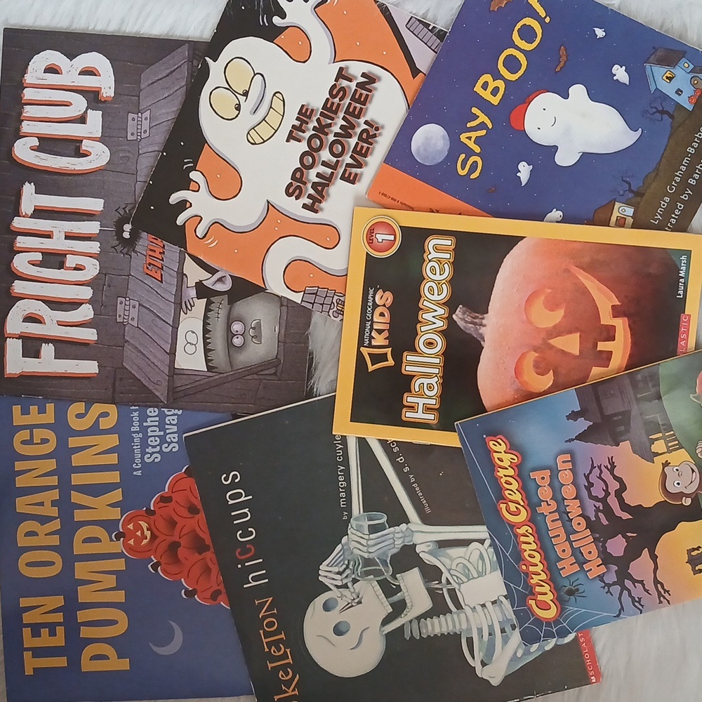 Scholastic Halloween Themed Children's Book Collection